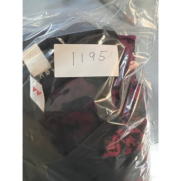 Retro Red & Black Lace Dress whimsigoth witchy vampire goth dark romance - Picture 12 of 12